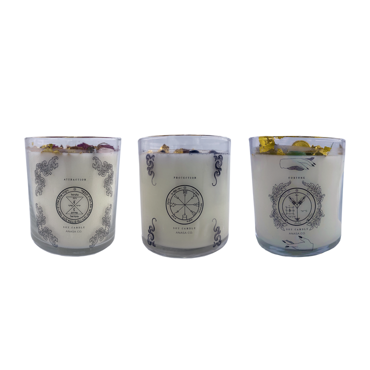 24K SOY CANDLE SET OF 3