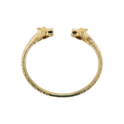 24K GOLD PLATED BAGHEERA BANGLE