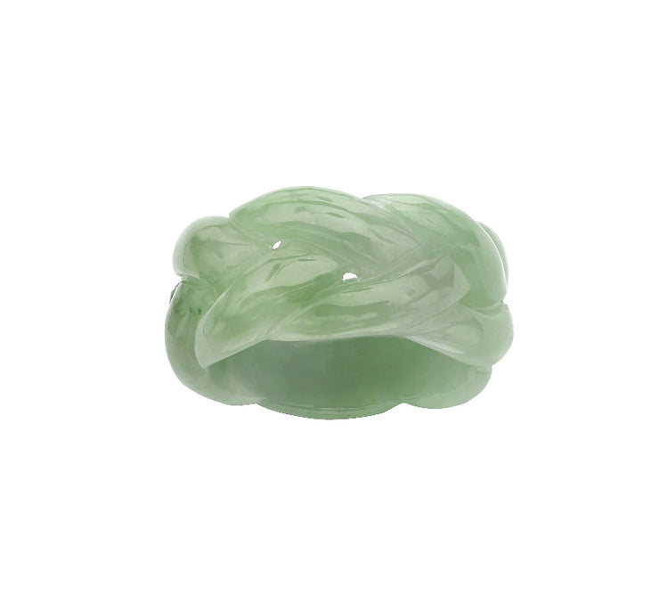 JADE BRAIDED ETERNITY RING
