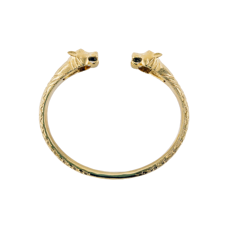 24K GOLD PLATED BAGHEERA BANGLE
