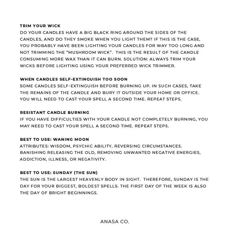 ANASA CO. PROTECTION SOY CANDLE