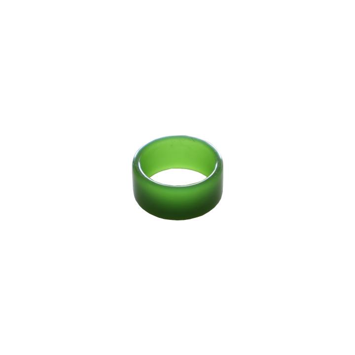 THICK BAND JADE RING